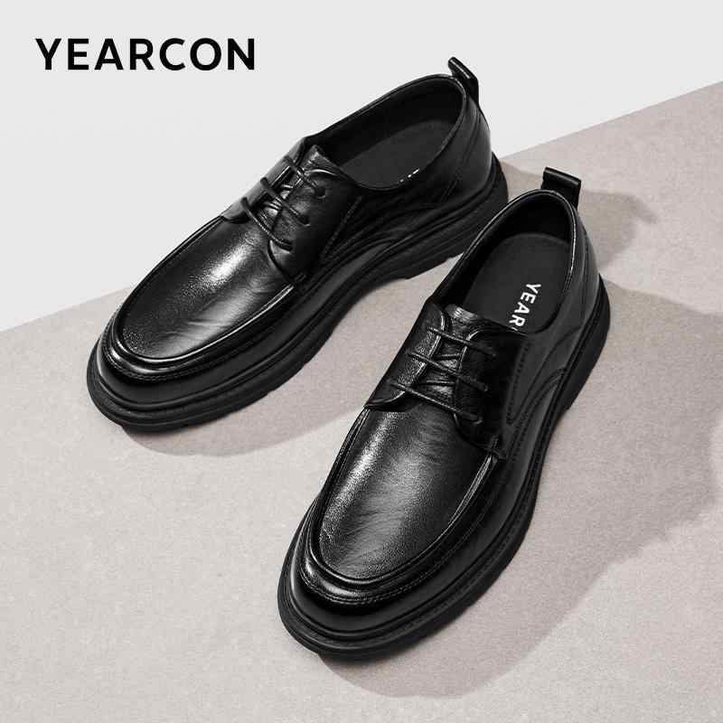 ビジネスシューズ 蒸れにくい 紳士靴 ビジネスシューズ　革靴　メンズ Yierkang メンズ レザーシューズ..