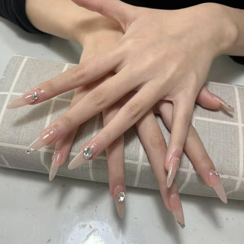 韓国ネイル マグネットネイル フラッシュネイル キラキラ ネイル アート パッチ にの ウェアラブル ネ..