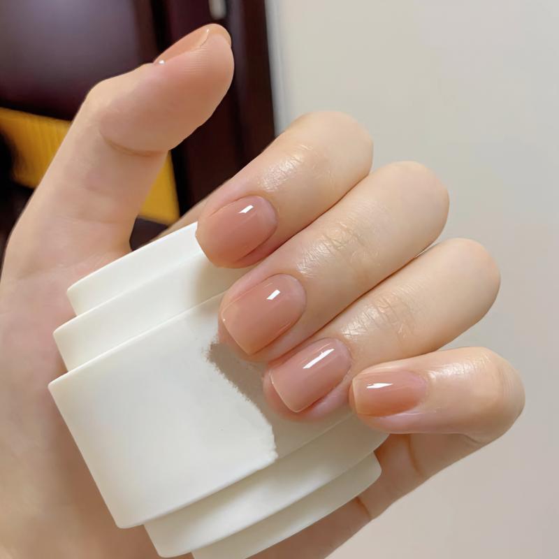 キラキラネイル ワンホンネイル チップ ネイルチップ ネイルアート　かわいい 着用 ショート スタイル ..