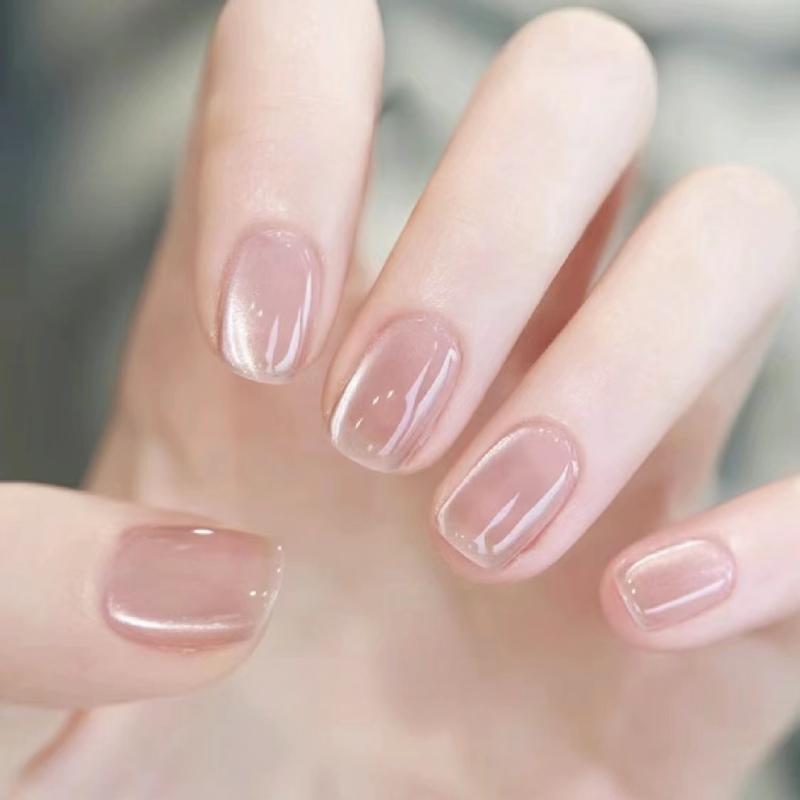 キラキラネイル ワンホンネイル チップ ネイルチップ ネイルアート　かわいい ホワイトウォーター ヌー..