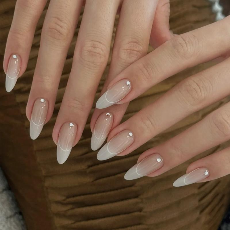 韓国ネイル マグネットネイル フラッシュネイル キラキラ ネイル アート パッチ 2025秋冬 フレンチ ミ..