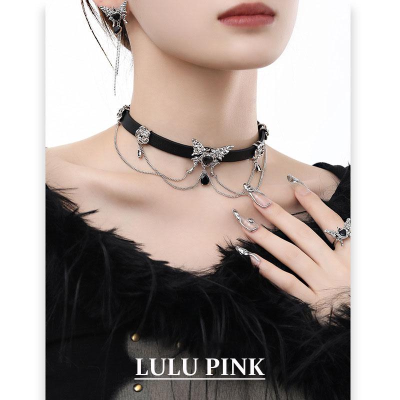 シンプル 短め カジュアル おしゃれ Y2K チョーカー　ネックレス　レディース アメリカン 甘くて クー..