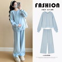 マタニティ用 マタニティ服 産後ウェア マタニティウェア Vネック シャツ レディース 妊婦用 スーツ 冬 裏起毛 厚手 暖かい カジュアル ゆったり ラウンドネック セーター小 春秋 スタイル ツーピース