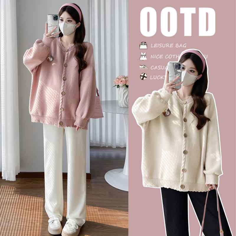 マタニティ用 マタニティ服 産後ウェア マタニティウェア マタニティ パンツ レギンス 妊婦用 春秋 スーツ 2025 コート& パンツ ツーピース おしゃれで...