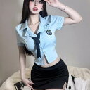 衣装 かわいい 仮装 セクシー レディース 制服 スーツ 魅惑的 湯たんぽ 服 カレッジ スタイル JK 制服な 婦人 警官 ロールプレイ コス デート ローブ...