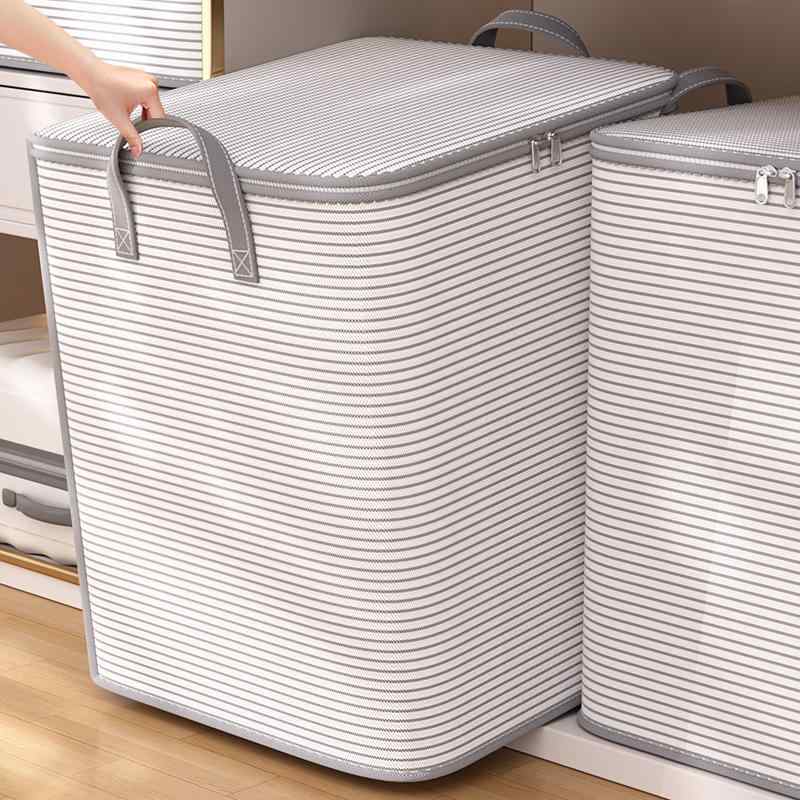 大容量 収納バッグ 防水バッグ 大きい袋 バッグ　収納　梱包 キルト 収納 バッグ 家庭用大容量 衣類 引..