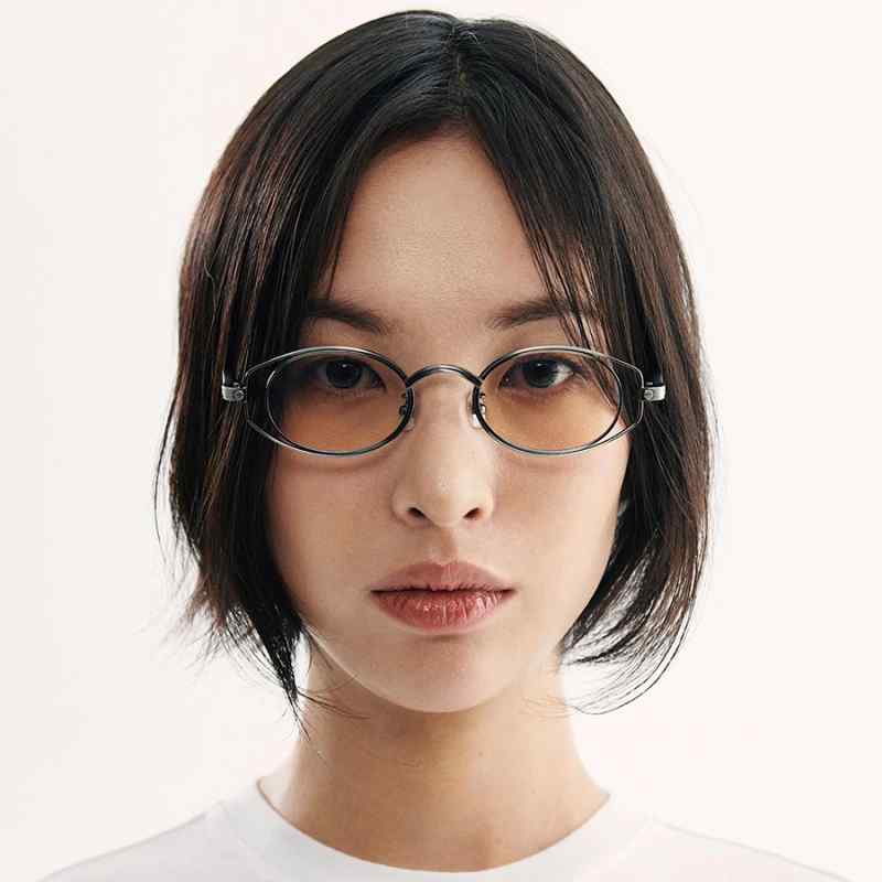 楽天バランスケア　楽天市場店紫外線 日差し 対策 メガネ　フレーム　おしゃれ ASITA レトロ メタル 薄型 フレーム スペシャル ダブル Y2K 近視 メガネ イン スタイル ユニセックス TUMULUS