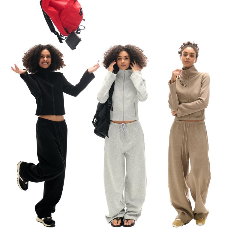 レディース ファッション オシャレ カワイイ シンプル ニット　ツーピース　レディース 二人の 小さい ..