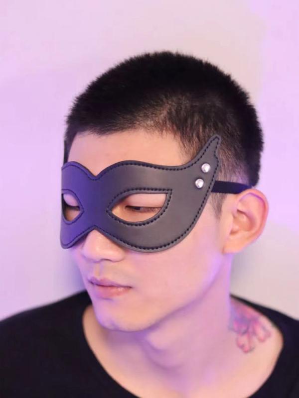 アイマスク 快眠 仮眠 睡眠 就寝 リラックス 妊婦用 パンツ レギンス 男の子用 ブラック パンク ソフトレザー スタッズ 露出 アイ ハッカーゲーム COS 小道具目 調節可能 伸縮性 アイマスク