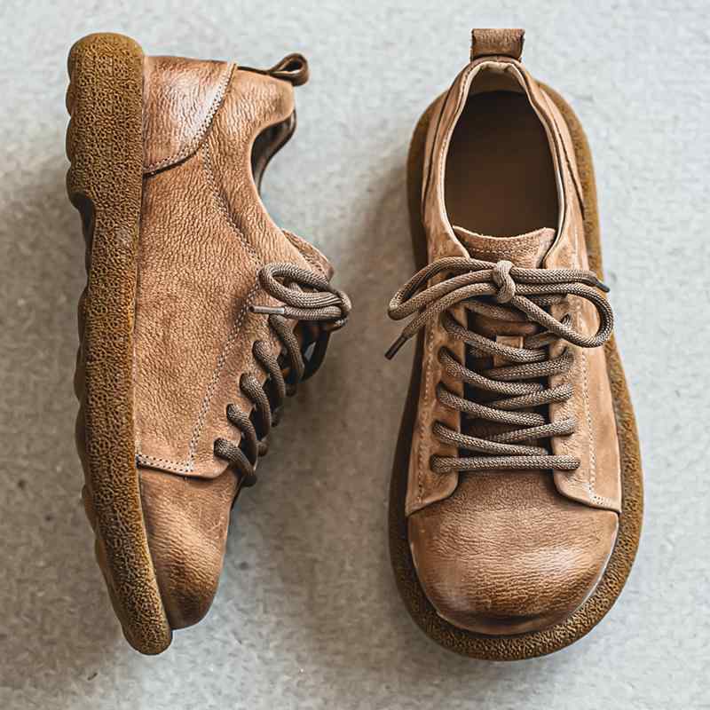 快適 カジュアルシューズ 普段使い フラットソール シューズ　スリッパ　カジュアル トップ 層 牛革 メンズシューズ 夏 革 通気性 ビッグ ヘッド レザーシューズ ソフト ソール ソフトレザー 英国製 滑り止め カジュアル シューズ