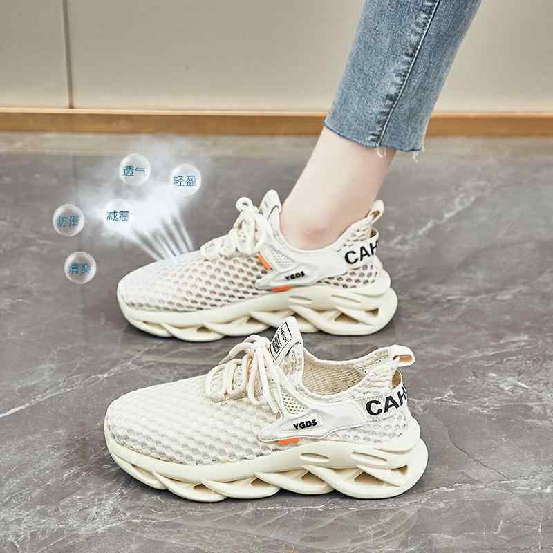快適 カジュアルシューズ 普段使い シューズ　スリッパ　カジュアル レディースシューズ 2025年 厚底 滑り止め フライング 編み込み シューズ ソフト ソール 夏用 通気性 ランニング 衝撃 吸収 スポーツ メッシュ