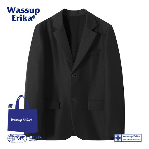 洗える ウォッシャブル オールシーズン ビジネス スーツ ジャケット WASSUP ERIKAの メンズ ライト 大人 スーツ ジャケット 春秋 スタイル ハイエンド クールカジュアル 洗える ウォッシャブル オールシーズン ビジネス スーツ ジャケット WASSUP ERIKAの メンズ ライト 大人 スーツ ジャケット 春秋 スタイル ハイエンド クールカジュアル