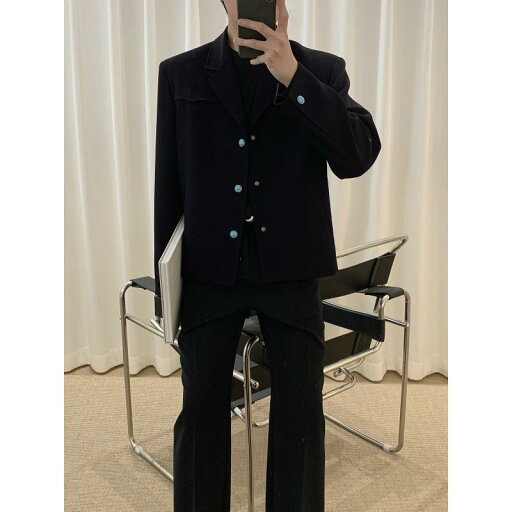 洗える ウォッシャブル オールシーズン ビジネス スーツ ジャケット Acha and Agu オートクチュール ターコイズ スーツ ジャケット メンズ 韓国 高級 ショート カジュアル 洗える ウォッシャブル オールシーズン ビジネス スーツ ジャケット Acha and Agu オートクチュール ターコイズ スーツ ジャケット メンズ 韓国 高級 ショート カジュアル