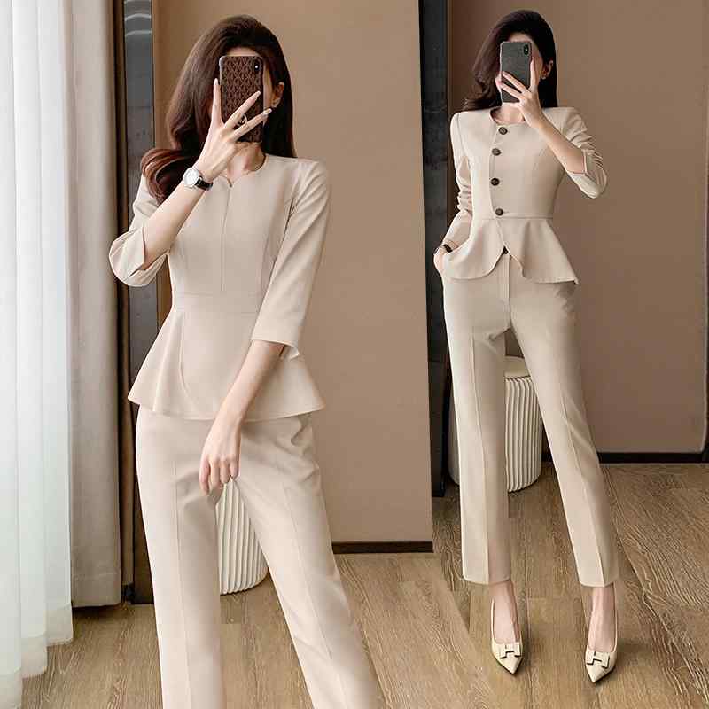 洗える ウォッシャブル オールシーズン おしゃれ スーツ　ジャケット　カジュアル 女性用 スーツ 2025 ..