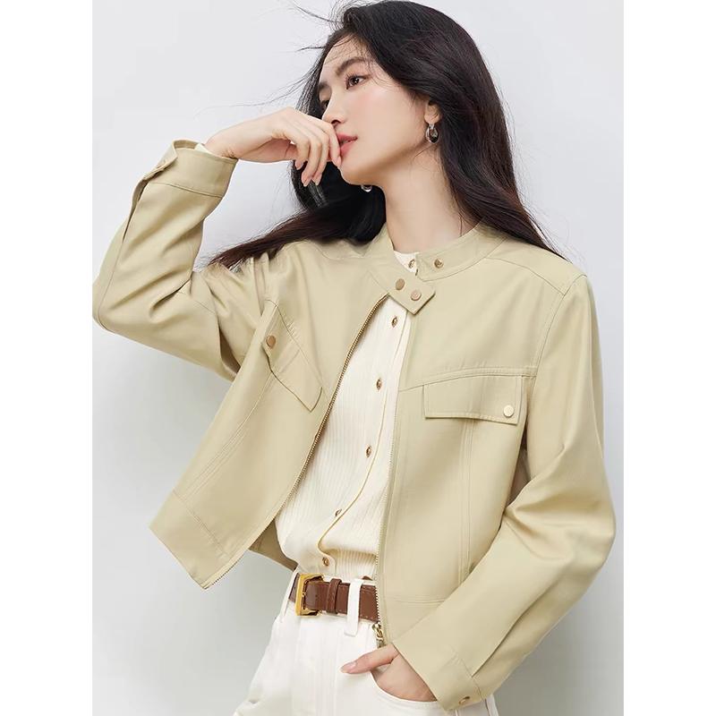 韓国 女性ジャケット おしゃれ きれいめ シンブル 体型カバー レディース　コート　ジャケット エッグ ..