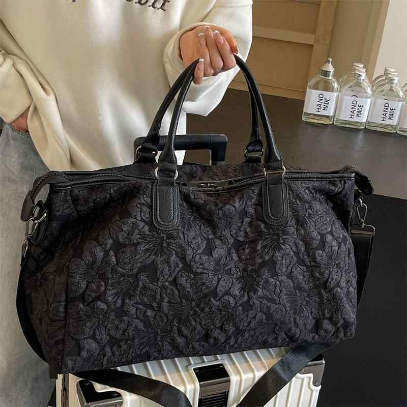 おしゃれ カジュアル 大容量 軽い バッグ　ハンドバッグ　トラベル レディース短 距離 旅行 バッグ 2024 PUな大容量の 出張 トラベル 軽量 フィットネス ポータブル 荷物