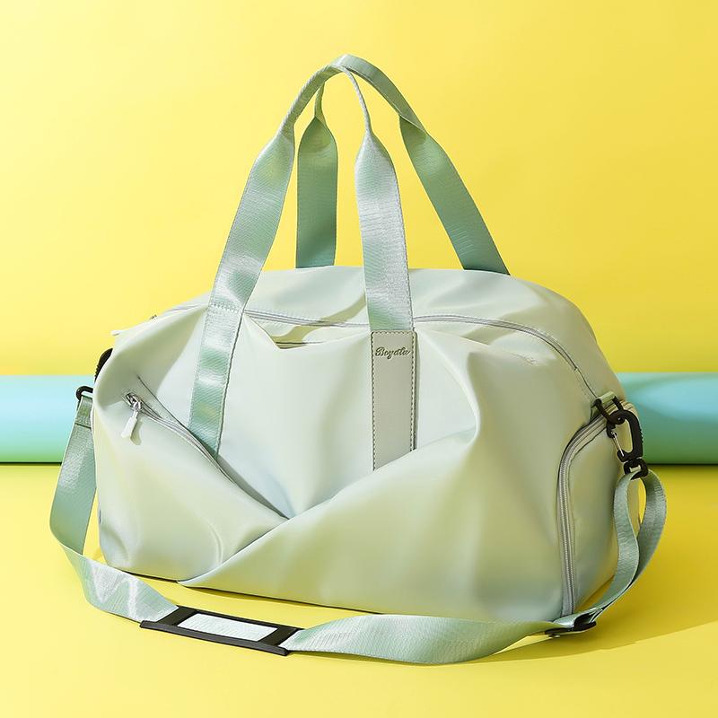 おしゃれ カジュアル 大容量 軽い バッグ　ハンドバッグ　トラベル MUJIE スイミング バッグ 乾 湿 分..