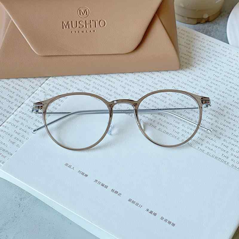 男女兼用 紫外線 おしゃれメガネ メガネ　フレーム　おしゃれ 韓国 近視 メガネ 軽量 5 g プレーン オ..