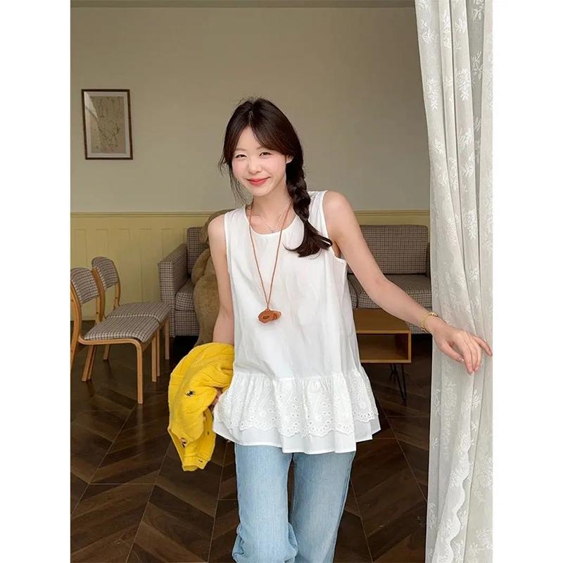 キャミワンピ 無地 ロング丈 ペチコート インナー　ワンピース　トップス 女性用 ホワイト ノースリー..