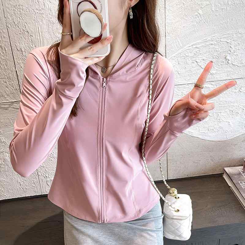 シースルー かわいい きれいめ 涼しい パーカー　薄手　カジュアル 冷感 日焼け防止 服 女性用 夏 2025..