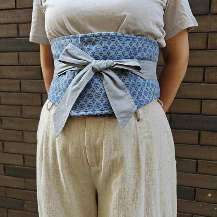 薄型 引き締め 蒸れにくい サポーター　ベルト　腹部 古 易 源 綿 ウエスト ベルト レトロ 中国 医学 ..