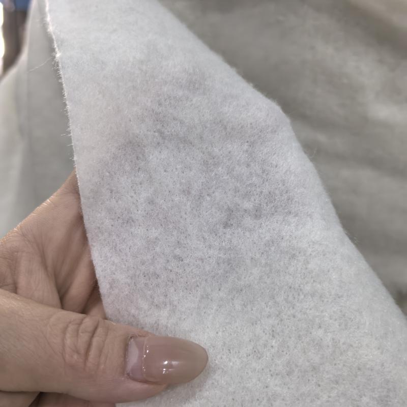 接着 アイロン 繊維 素材 布　生地　無地　 80 gの 接着剤なし ニードルパンチ コットン。 綿入り ジャケット 裏地 前 立て 袖口 綿の 衣類 アクセサリーに 使用。