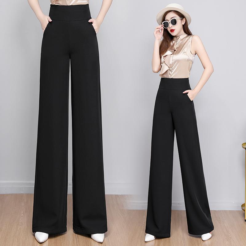 ビッグシルエット オーバーサイズ おしゃれ レディース コート ジャケット 2025 春秋 ドレープ フリー アイロン パンツ レディース ハイウエスト スリム ワイド レッグ 大きいサイズ ズボン ゆったり キャットウォーク ダンス