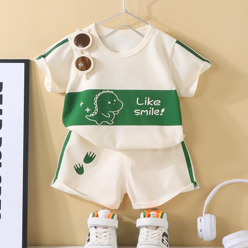 つなぎ かわいい カジュアル 着やすい ベビー　服　赤ちゃん ベビー サマー スーツ 夏 おしゃれ 半袖 ..