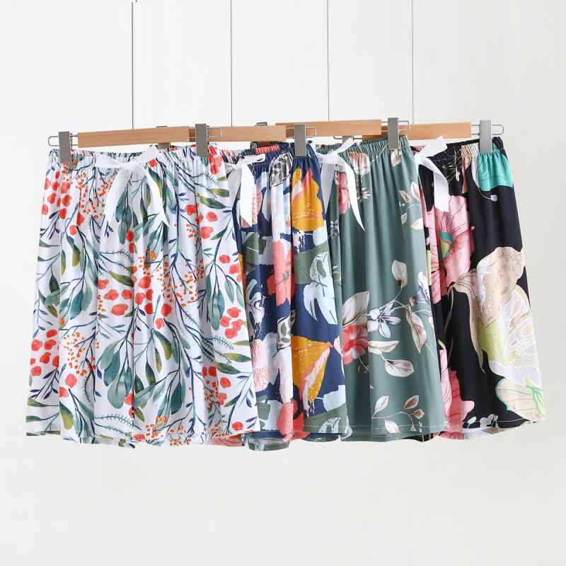 かわいい ルームウェア ゆったり 涼しい 半袖　半ズボン　パジャマ コットン シルクショーツ レディース 夏 20245点 パンツ 人工 綿 薄手 ホーム パジャマは 外で 着用 できる ビーチ ショーツ