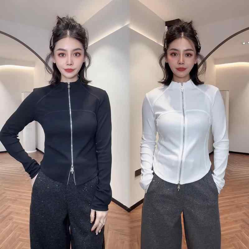 ダブルジッパー パーカー 長袖 スポーツウェア ジッパー　ジャケット　カジュアル の 商品 2025 春の新..