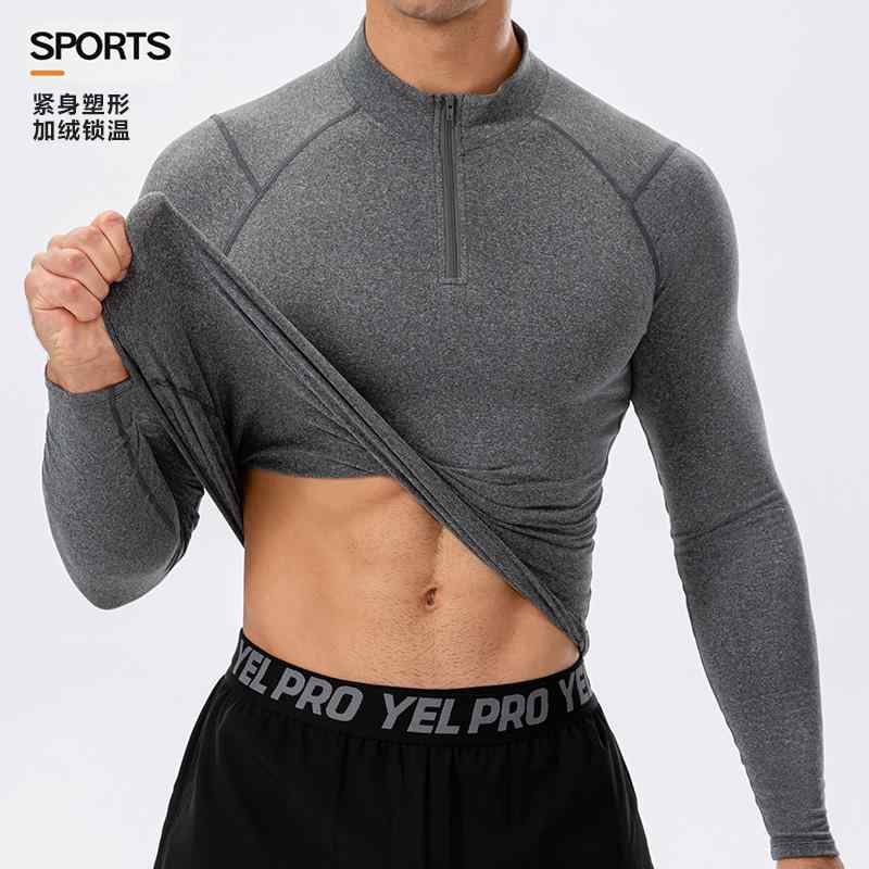 トレーナー フードなし ダブルジッパー フリース　トップス　ジッパー 2025 スポーツ フィットネス ト..