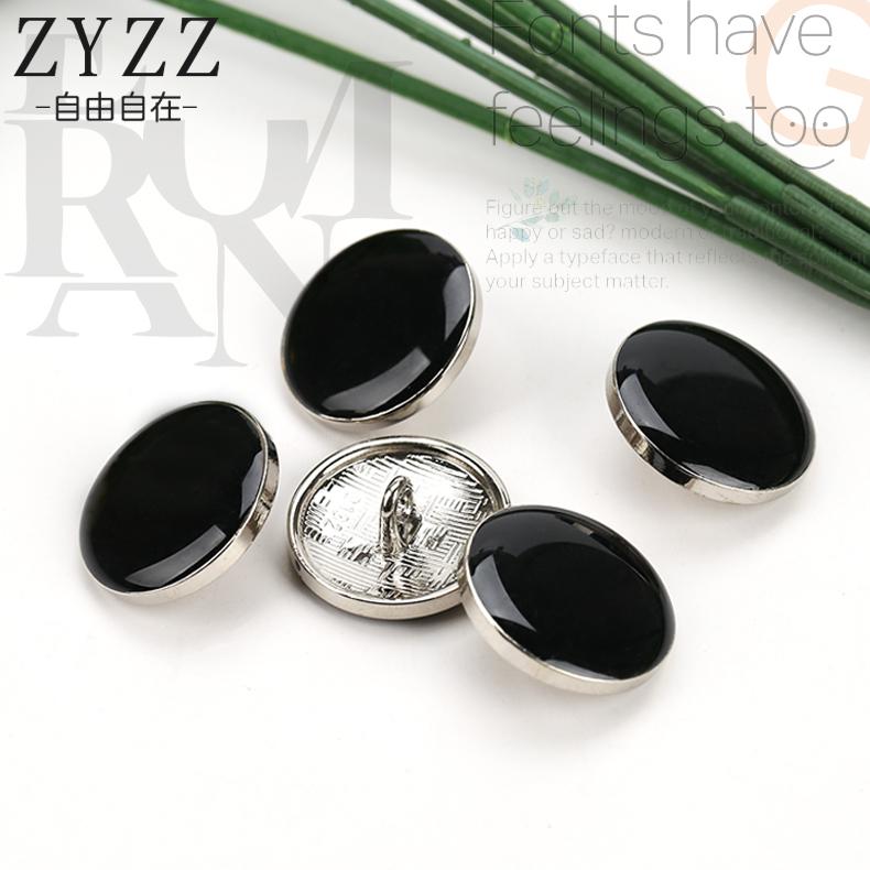 手芸 リメイク ボタン　カジュアル　アクセサリー 黒 ドット 光沢の ある 金属 ボタン スーツ カジュアル パンツ ジャケット