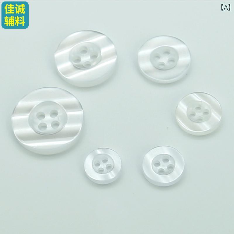 バランスケア　楽天市場店の手芸 リメイク ボタン　カジュアル　アクセサリー パール 光沢 ボタン シャツ T 袖 学生 服 白衣 看護 師 制服 樹脂 スーツ カフスボタン 幅広 エッジ 細｜アングル2