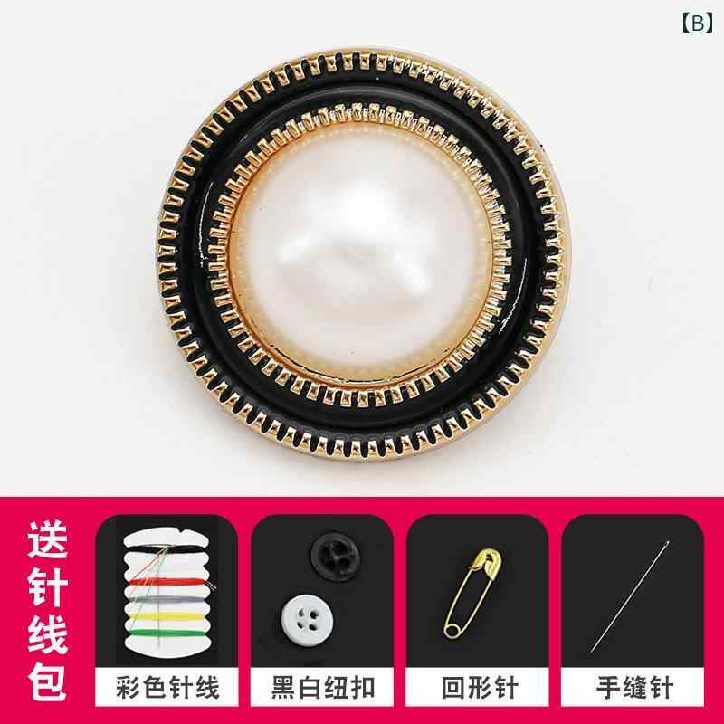 バランスケア　楽天市場店の手芸 リメイク ボタン　ラウンド　アクセサリー 高級 ラウンド ボタン ウィンドブレーカー コート ウール 服 メンズと レディース 子供用 スーツ ジャケット ユニバーサル｜アングル3