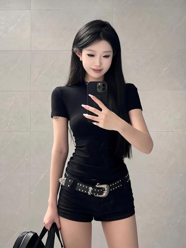 シンプル 無地 おしゃれ レディース　ベルト　カジュアル ベルト Y2K レディース アメリカン レトロ ズボン 装飾 彫刻 スタッズ スカート 付き ホット ガール