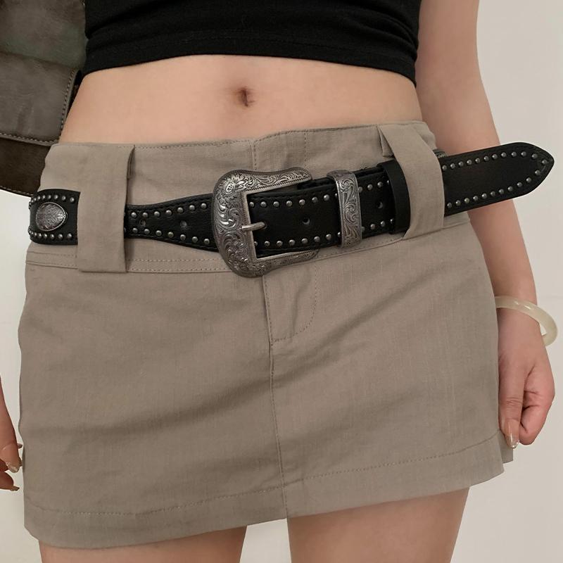 シンプル 無地 おしゃれ レディース　ベルト　カジュアル ホットな 女の子 ハイエンドの アメリカン レ..