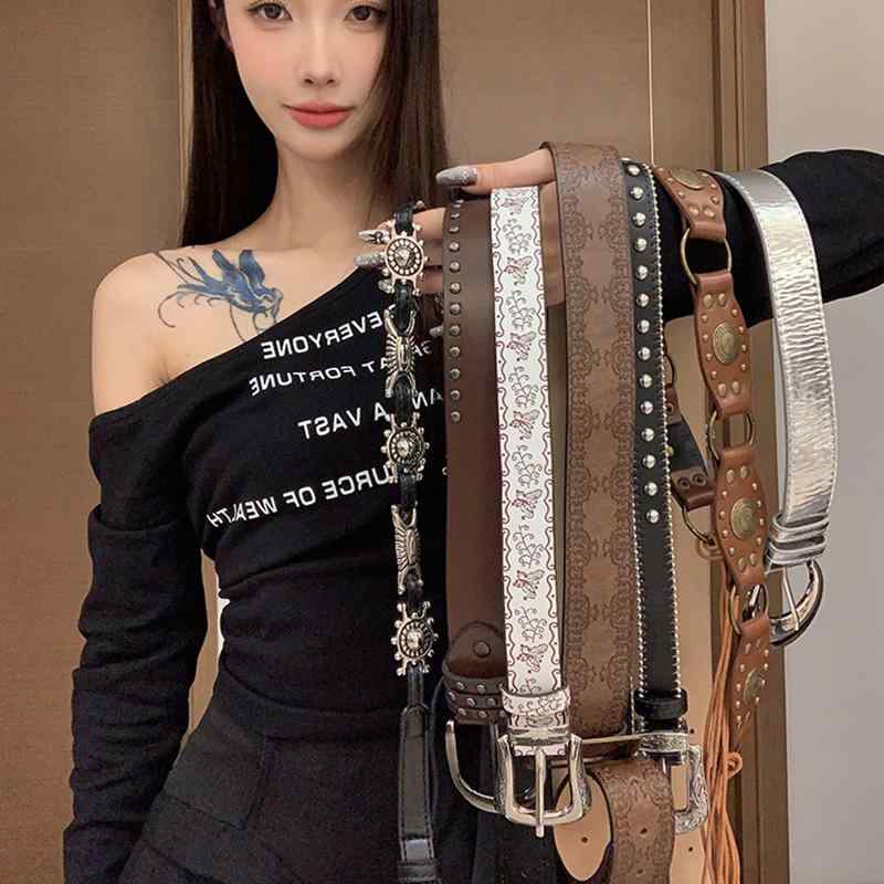 シンプル 無地 おしゃれ カジュアル レディース　ベルト　カジュアル エスニック レトロ アメリカン ベ..