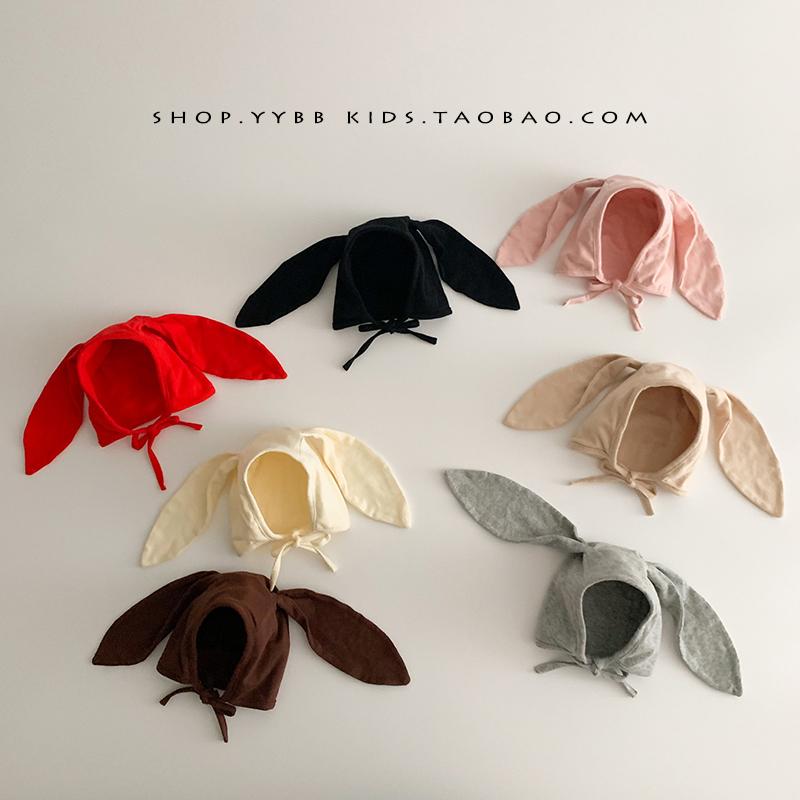 かわいい おしゃれ かぶりもの 帽子　うさぎ耳　かわいい 春秋 ベビー 帽子 メンズ レディースの 薄手 胎児用 ウサギの 耳 新生児 泉 門 保護 幼児用 つま先 キャップ