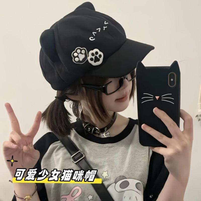 おしゃれ 韓国 かわいい 日焼け防止 帽子　うさぎ　かわいい 耳 野球帽 かわいい 女の子 帽子の 風の 2..