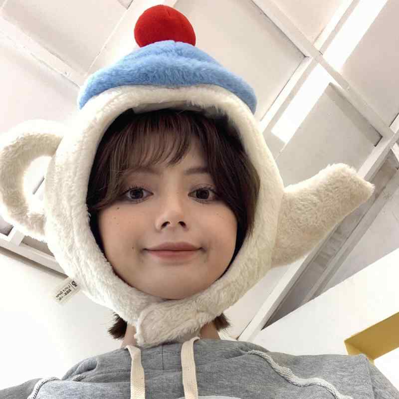 おしゃれ 韓国 かわいい 日焼け防止 帽子　うさぎ　かわいい なの ティーポット ヘッド ギア 大人 子供..