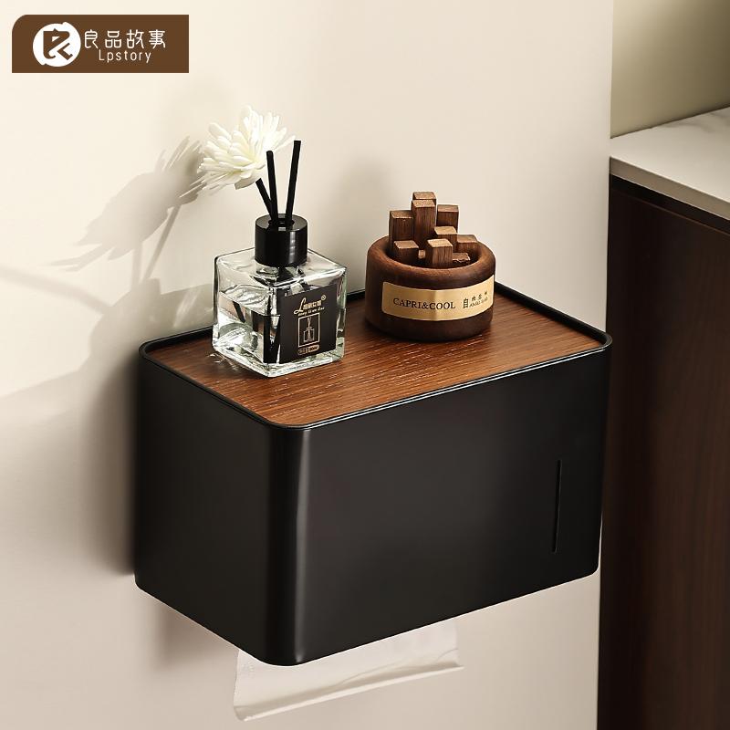 整理棚 吊り下げ 掛ける 引っ掛け インテリア　ラック　収納 良い 製品 ストーリー ウォールナット トイレット ティッシュ ボックス バス ルーム トイレ 防水 ペーパー ロール 収納 ラック