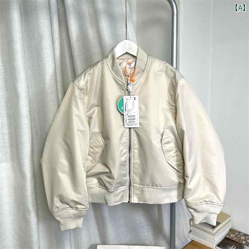 防寒 厚手 アウター 暖かい メンズ コーデ 　ジャケット　パーカー　メンズ　シンプル オーダー ～ 厚手 綿 素材のお 洋服 レトロ ジャケット ベースボール 冬用 ボン バー コート レディース