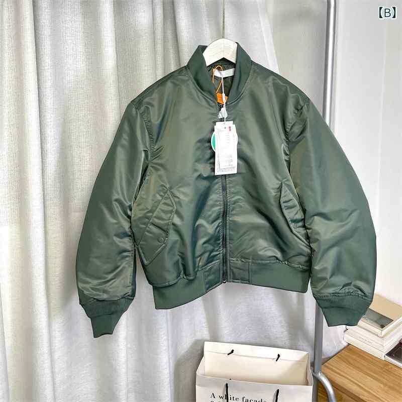 防寒 厚手 アウター 暖かい メンズ コーデ 　ジャケット　パーカー　メンズ　シンプル オーダー ～ 厚手 綿 素材のお 洋服 レトロ ジャケット ベースボール 冬用 ボン バー コート レディース