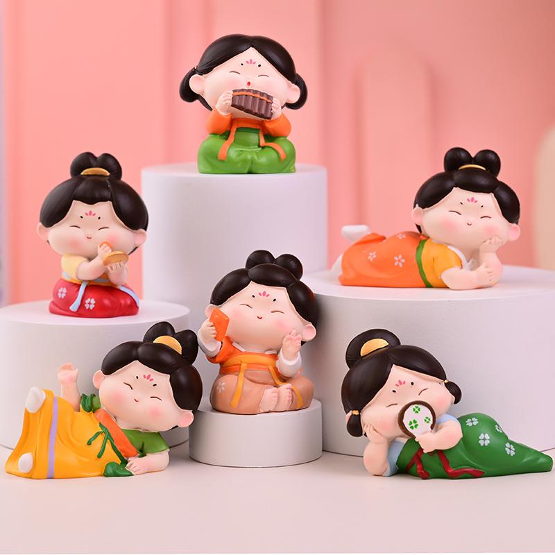 インテリア 置物 おしゃれ 和風 雑貨 装飾品 唐代の レディース 飾り物 レトロ 女の子 卓上 西安の 文化と 創作の お土産 心 日の 贈り物