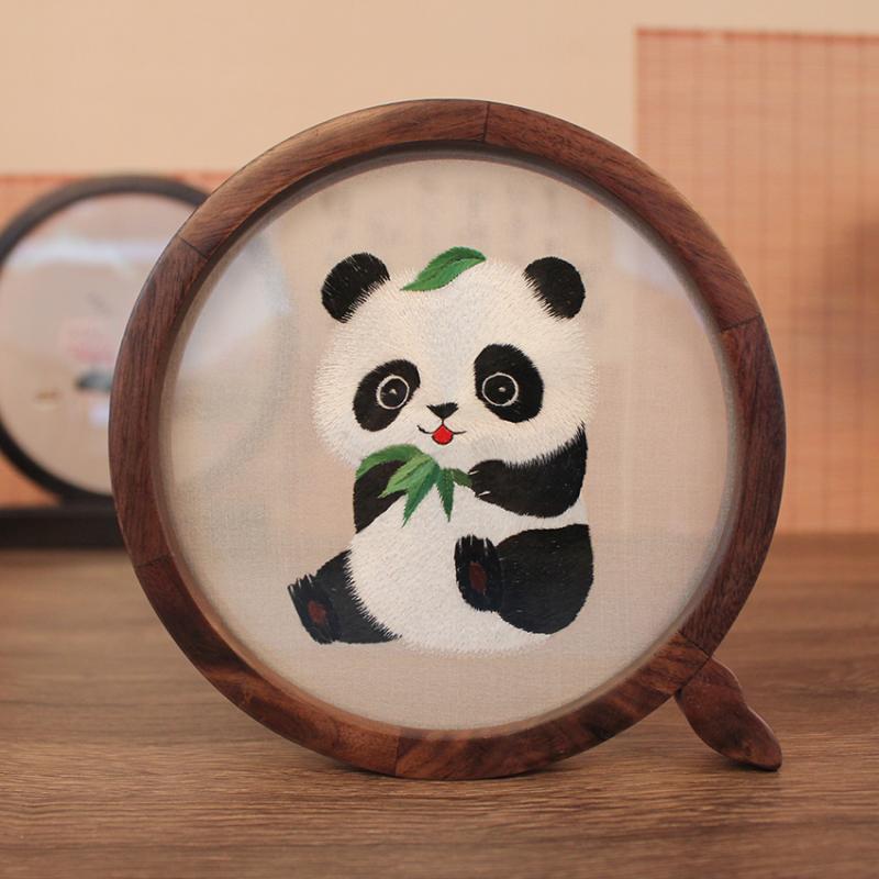 インテリア 置物 おしゃれ 和風 　雑貨　装飾品　 蘇 州 刺繍 装飾品 両面 チャイナ風 手 チャイナ風 ..