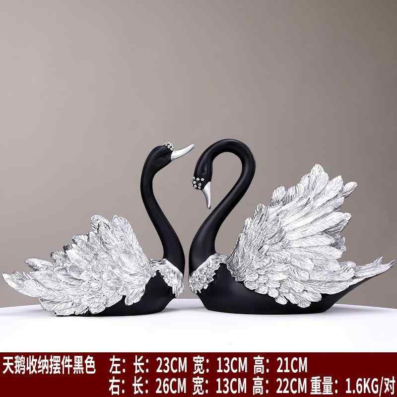 オブジェ 和風 雑貨 小物 ホビー 雑貨 装飾品 結婚 祝い ギフト モダン クラフト 白鳥 装飾品 家庭用 ワイン キャビネット 小さい 装飾 リビング ル...