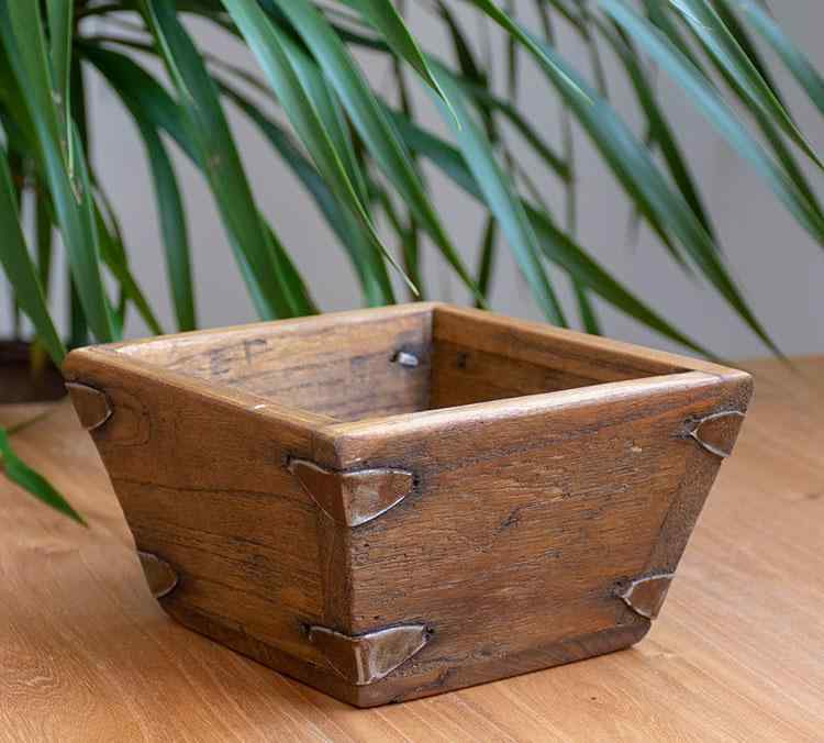 オブジェ 和風 雑貨 小物 ホビー 雑貨 装飾品 古風 無垢材の リジン バケツ ゴールド アンティーク 米 ラフ 陶器 リビング ルームの 装飾 アートワー...