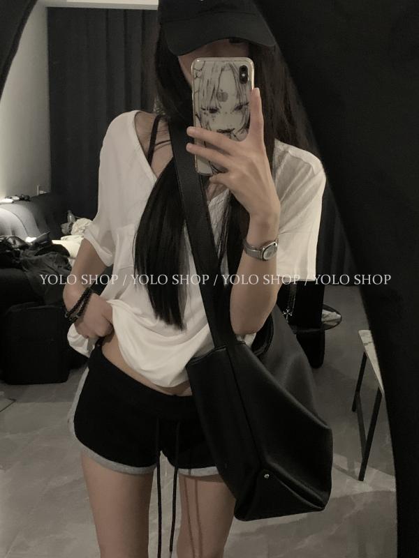 美脚 美尻 おしゃれ 　ショート　ハーフ　パンツ　 YOLO SHOP ホット ガール スポーツ ホームウェア カ..