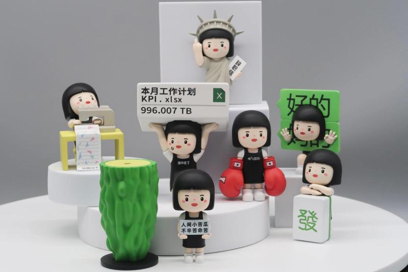 木製玩具 北欧雑貨 インテリア 置物 の 内 なる 子供の 職場の ステータスの イラスト 働く 労働者 に 敏感な 女の子への ギフト ブラインド ボックスの...