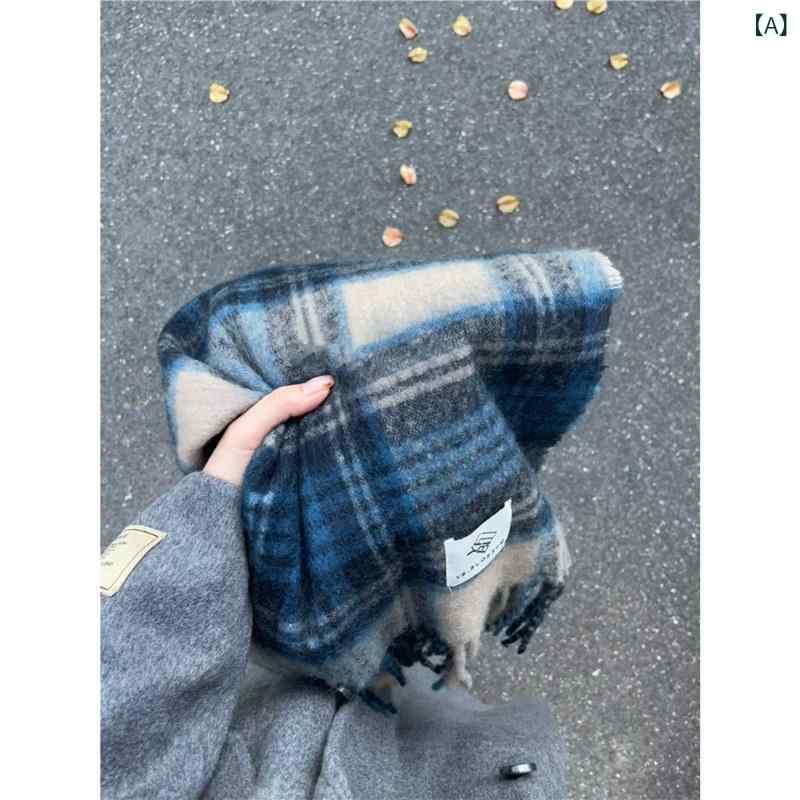 ボアコート ボアパーカー レディース 防寒 暖かい 海 塩 ブルー マフラー 秋冬 女性 韓 系 雰囲気 感 ..